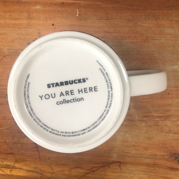 Starbucks 2013 You Are Here Collection Pike Place Market Ceramic 14oz Coffee Mug - Picture 6 of 6